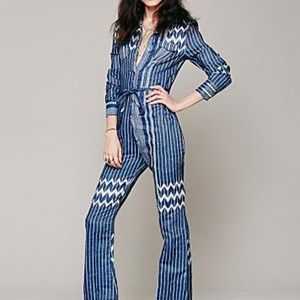 Denim Railroad Jumpsuit